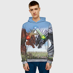Толстовка-худи мужская Ark Survival Evolved, цвет: 3D-меланж — фото 2