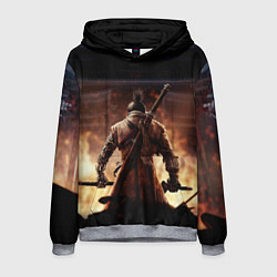 Толстовка-худи мужская Sekiro shadows die twice, цвет: 3D-меланж