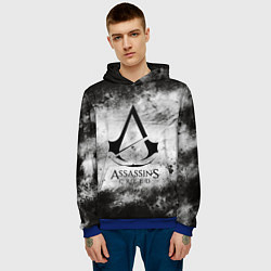 Толстовка-худи мужская Assassin’s Creed, цвет: 3D-синий — фото 2