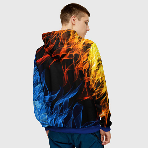 Мужская толстовка PORTAL / 3D-Синий – фото 4