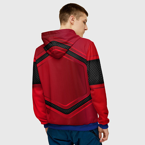 Мужская толстовка Assasin's creed / 3D-Синий – фото 4