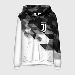 Толстовка-худи мужская JUVENTUS, цвет: 3D-белый