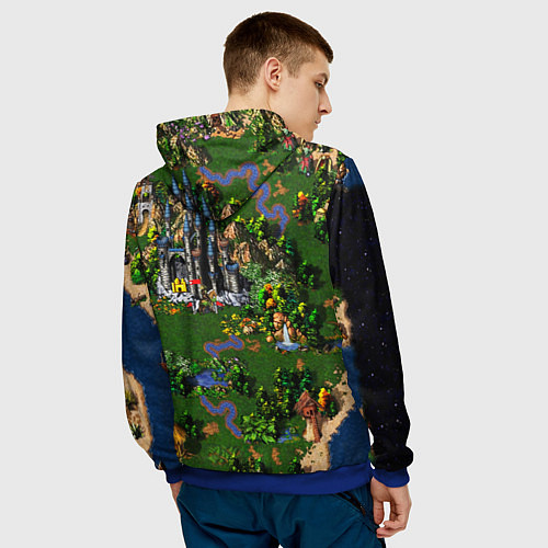 Мужская толстовка Heroes of Might and Magic / 3D-Синий – фото 4