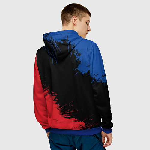 Мужская толстовка БМВ Мотоспорт / 3D-Синий – фото 4