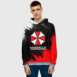 Толстовка-худи мужская UMBRELLA CORP, цвет: 3D-меланж — фото 2