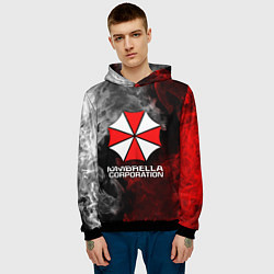 Толстовка-худи мужская UMBRELLA CORP, цвет: 3D-черный — фото 2