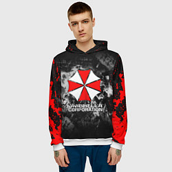 Толстовка-худи мужская UMBRELLA CORP, цвет: 3D-белый — фото 2