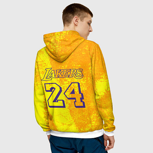 Мужская толстовка Kobe Bryant / 3D-Белый – фото 4