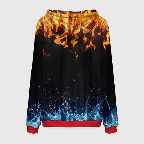 Мужская толстовка UMBRELLA CORPORATION / 3D-Красный – фото 2