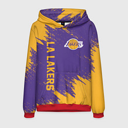 Толстовка-худи мужская LA LAKERS, цвет: 3D-красный