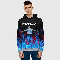 Толстовка-худи мужская EMINEM, цвет: 3D-меланж — фото 2