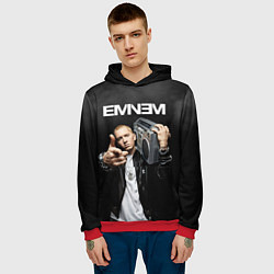 Толстовка-худи мужская EMINEM, цвет: 3D-красный — фото 2