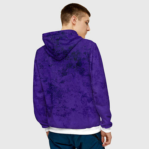 Мужская толстовка LA LAKERS / 3D-Белый – фото 4