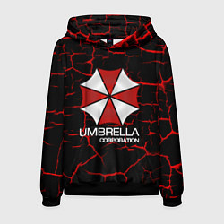 Толстовка-худи мужская UMBRELLA CORP, цвет: 3D-черный