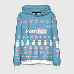 Мужская толстовка Pornhub - christmas sweater