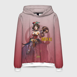 Толстовка-худи мужская Mad Moxxi, цвет: 3D-белый