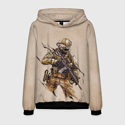 Мужская толстовка Военный