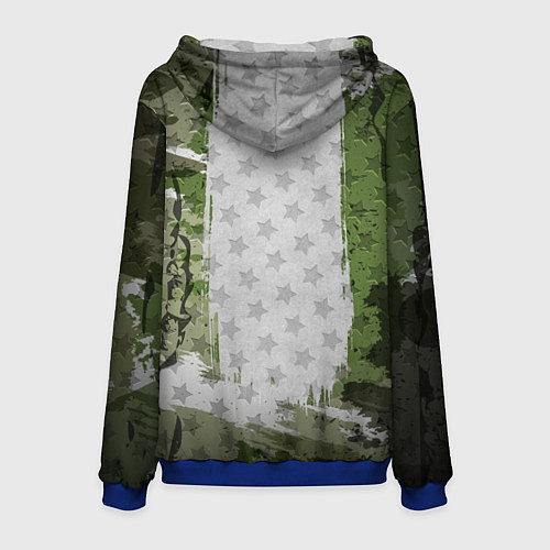 Мужская толстовка Офисные войска / 3D-Синий – фото 2