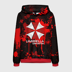 Толстовка-худи мужская UMBRELLA CORP, цвет: 3D-красный
