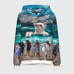 Толстовка-худи мужская Морской Кошак, цвет: 3D-белый