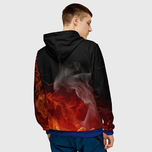 Мужская толстовка LIMP BIZKIT / 3D-Синий – фото 4