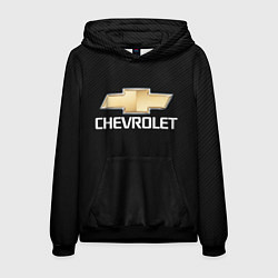 Толстовка-худи мужская CHEVROLET, цвет: 3D-черный
