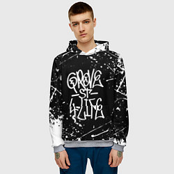 Толстовка-худи мужская GROVE STREET GTA, цвет: 3D-меланж — фото 2