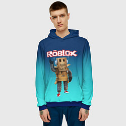 Толстовка-худи мужская ROBLOX, цвет: 3D-синий — фото 2