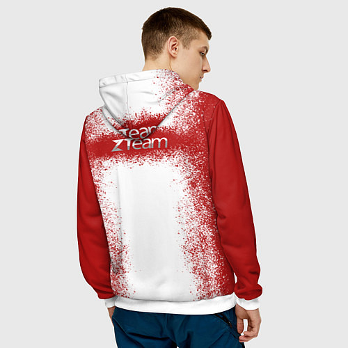 Мужская толстовка ZTeam / 3D-Белый – фото 4