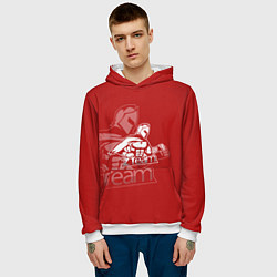 Толстовка-худи мужская ZTeam, цвет: 3D-белый — фото 2