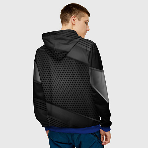 Мужская толстовка TOYOTA / 3D-Синий – фото 4