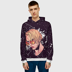 Толстовка-худи мужская PYROKINESIS, цвет: 3D-белый — фото 2