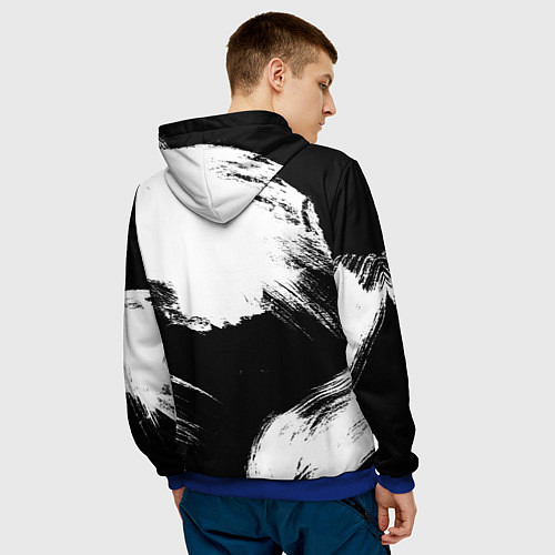 Мужская толстовка Iron Maiden / 3D-Синий – фото 4