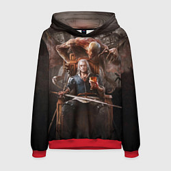 Мужская толстовка КРОВЬ И ВЕДЬМАК