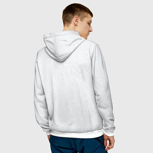 Мужская толстовка Бывших не бывает погранвойска / 3D-Белый – фото 4