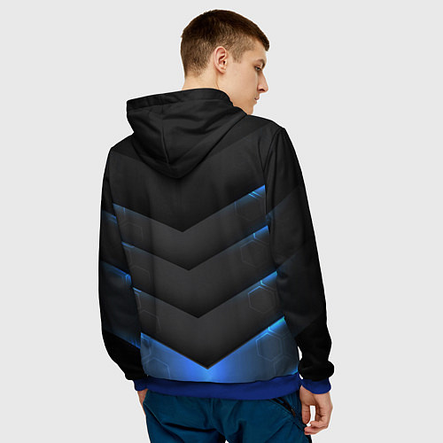 Мужская толстовка Counter-Strike / 3D-Синий – фото 4