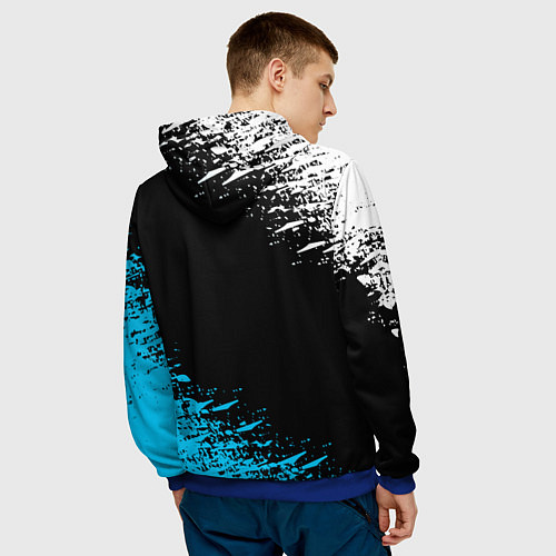 Мужская толстовка PORTAL / 3D-Синий – фото 4