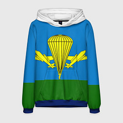 Толстовка-худи мужская ВДВ, цвет: 3D-синий