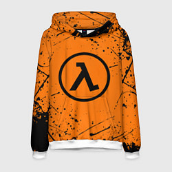 Толстовка-худи мужская HALF-LIFE, цвет: 3D-белый