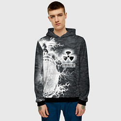 Толстовка-худи мужская Сталкер, цвет: 3D-черный — фото 2