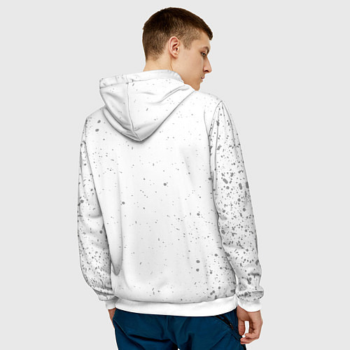 Мужская толстовка Рюк черный шинигами / 3D-Белый – фото 4