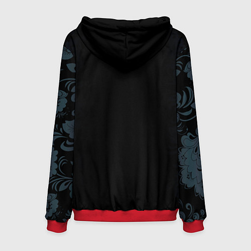 Мужская толстовка Россия / 3D-Красный – фото 2