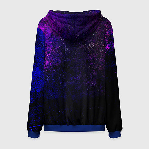 Мужская толстовка ATEEZ neon / 3D-Синий – фото 2