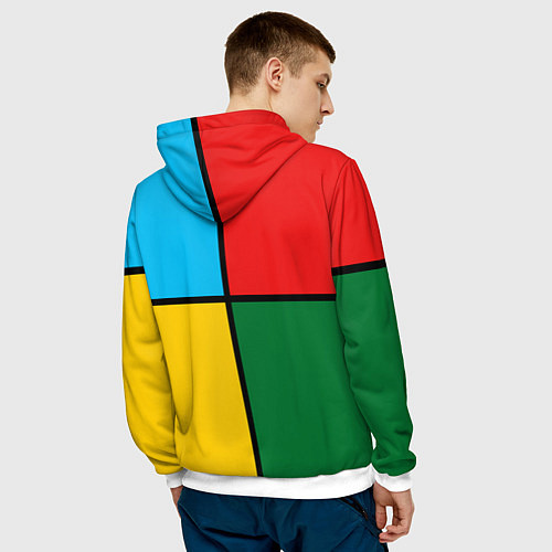 Мужская толстовка Queen / 3D-Белый – фото 4