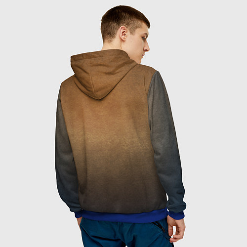 Мужская толстовка HALF-LIFE / 3D-Синий – фото 4