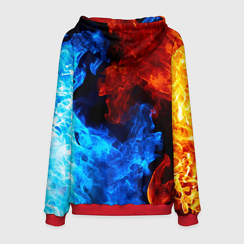 Мужская толстовка HALF-LIFE / 3D-Красный – фото 2