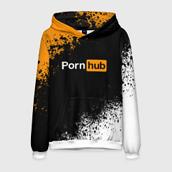 Толстовка-худи мужская PORNHUB, цвет: 3D-белый