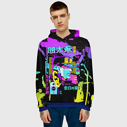 Толстовка-худи мужская JoJo Bizarre Adventure, цвет: 3D-синий — фото 2