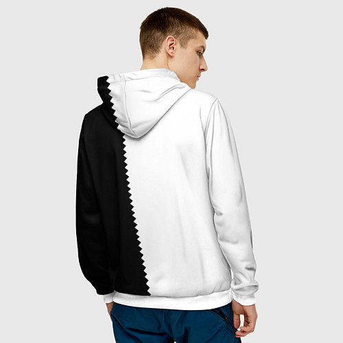 Мужская толстовка СОНИК / 3D-Белый – фото 4