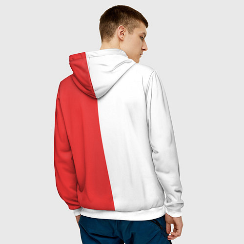 Мужская толстовка Тодороки Шото / 3D-Белый – фото 4